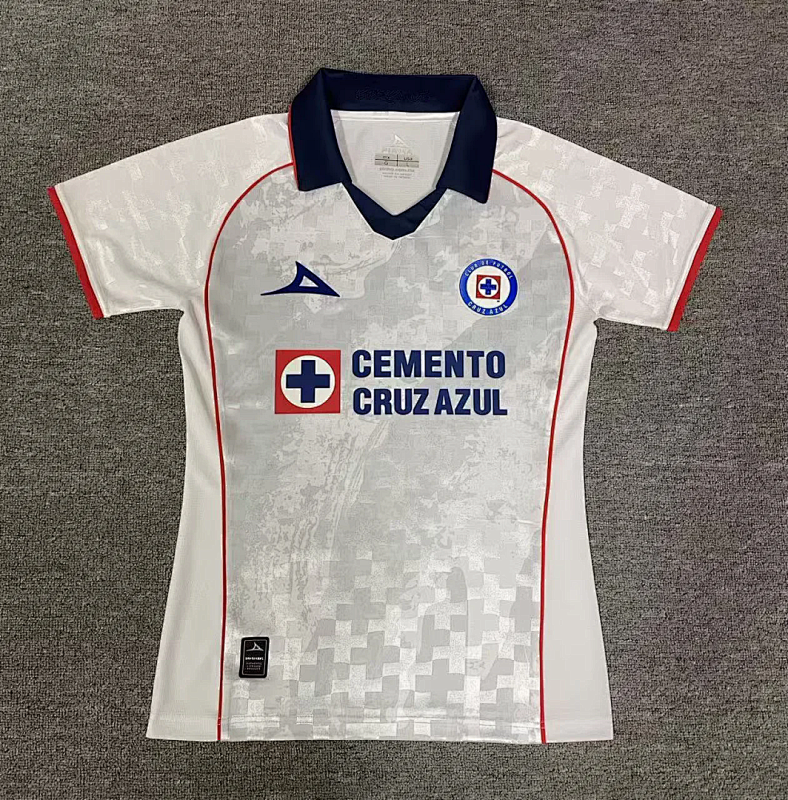 women 25-26 Cruz Azul Intercontinental Cup away soccer jersey size S-2XL
